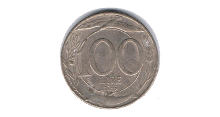 100リラの参考画像